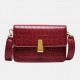 Women Vintage Lizard Grain Crossbody Bag Shoulder Bag Women Vintage Lizard Grain Crossbody Bag Shoulder Bag