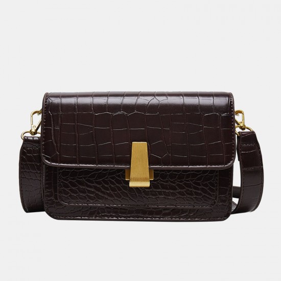 Women Vintage Lizard Grain Crossbody Bag Shoulder Bag Women Vintage Lizard Grain Crossbody Bag Shoulder Bag