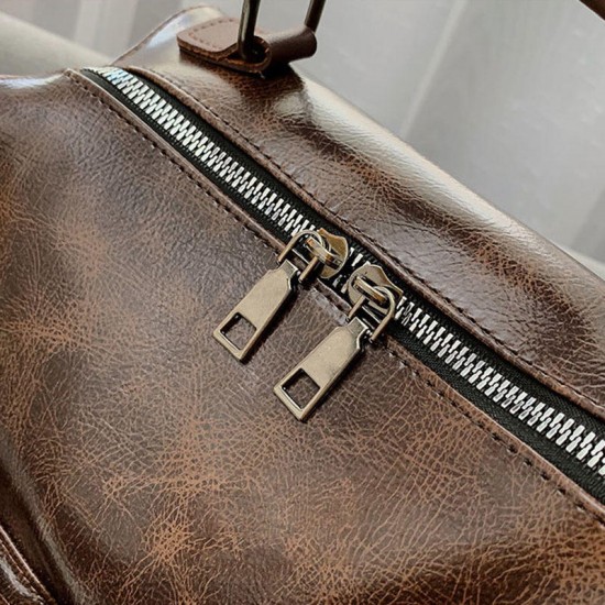Women Vintage Faux Leather Multifunctional Backpack Crossbody Bag Women Vintage Faux Leather Multifunctional Backpack Crossbody Bag