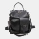 Women Vintage Faux Leather Multifunctional Backpack Crossbody Bag Women Vintage Faux Leather Multifunctional Backpack Crossbody Bag