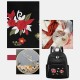 Women Nylon Waterproof Floral Casual Embroidered Backpack Women Nylon Waterproof Floral Casual Embroidered Backpack