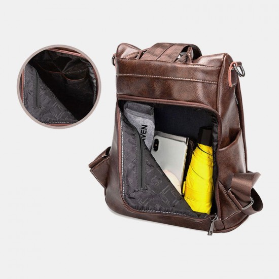 Women Anti-theft Waterproof Soft Large Capacity Backpack Crossbody Bag Women Anti-theft Waterproof Soft Large Capacity Backpack Crossbody Bag