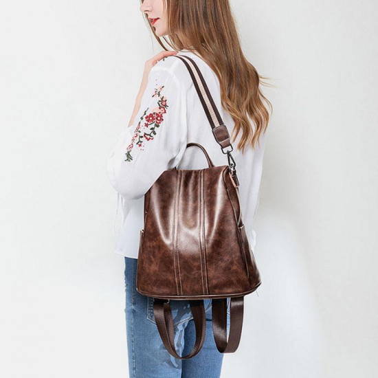 Women Anti-theft Waterproof Soft Large Capacity Backpack Crossbody Bag Women Anti-theft Waterproof Soft Large Capacity Backpack Crossbody Bag