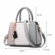 Stitching PU Leather Designer Purses and Handbag Casual Shoulder Bag Warm Sweet Tote with Tassels for Women Daily Stitching PU Leather Designer Purses and Handbag Casual Shoulder Bag Warm Sweet Tote with Tassels for Women Daily