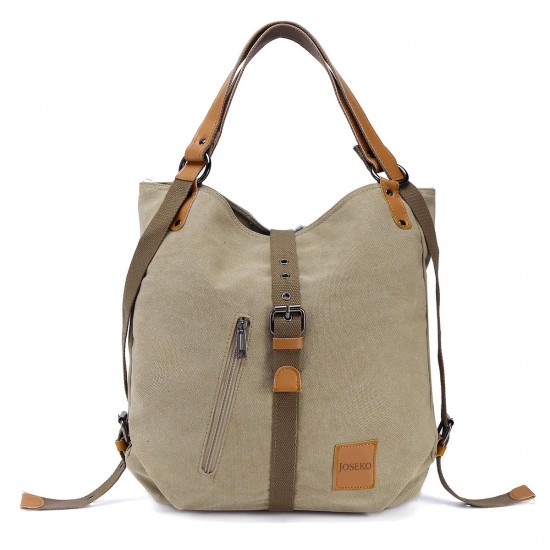 Multifunctional Canvas Bag Women Convertible Backpack Purse Ladies Shoulder Bag Casual Handbag Multifunctional Canvas Bag Women Convertible Backpack Purse Ladies Shoulder Bag Casual Handbag