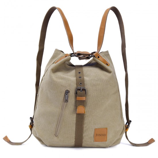 Multifunctional Canvas Bag Women Convertible Backpack Purse Ladies Shoulder Bag Casual Handbag Multifunctional Canvas Bag Women Convertible Backpack Purse Ladies Shoulder Bag Casual Handbag