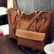 2pcs Women Leather Large Shoulder Messenger Shopping Bag Purse Handbag Tote 2pcs Women Leather Large Shoulder Messenger Shopping Bag Purse Handbag Tote