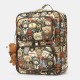 Women Bear Pattern Large Capacity Backpack Women Bear Pattern Large Capacity Backpack