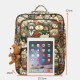 Women Bear Pattern Large Capacity Backpack Women Bear Pattern Large Capacity Backpack