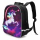 Fashion Magical Rainbow Fashion School Bag Travel Rucksack Kid's Backpack Gift Fashion Magical Rainbow Fashion School Bag Travel Rucksack Kid's Backpack Gift