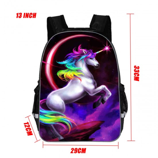 Fashion Magical Rainbow Fashion School Bag Travel Rucksack Kid's Backpack Gift Fashion Magical Rainbow Fashion School Bag Travel Rucksack Kid's Backpack Gift