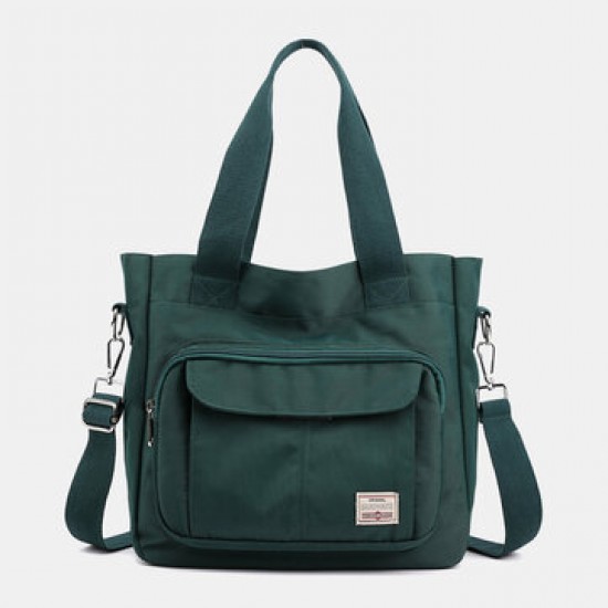 Women Casual Light Weight Tote Solid Large Capacity Handbag Crossbody Bag Women Casual Light Weight Tote Solid Large Capacity Handbag Crossbody Bag
