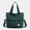 Women Casual Light Weight Tote Solid Large Capacity Handbag Crossbody Bag