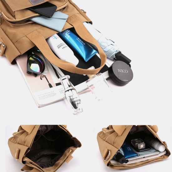Women Casual Light Weight Tote Solid Large Capacity Handbag Crossbody Bag Women Casual Light Weight Tote Solid Large Capacity Handbag Crossbody Bag