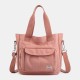 Women Casual Light Weight Tote Solid Large Capacity Handbag Crossbody Bag Women Casual Light Weight Tote Solid Large Capacity Handbag Crossbody Bag