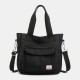Women Casual Light Weight Tote Solid Large Capacity Handbag Crossbody Bag Women Casual Light Weight Tote Solid Large Capacity Handbag Crossbody Bag