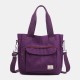 Women Casual Light Weight Tote Solid Large Capacity Handbag Crossbody Bag Women Casual Light Weight Tote Solid Large Capacity Handbag Crossbody Bag