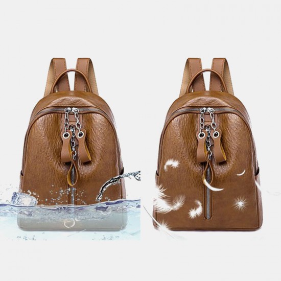 Women Fashion Waterproof Light Weight Anti-theft Backpack Shoulder Bag With Headphone Port Women Fashion Waterproof Light Weight Anti-theft Backpack Shoulder Bag With Headphone Port
