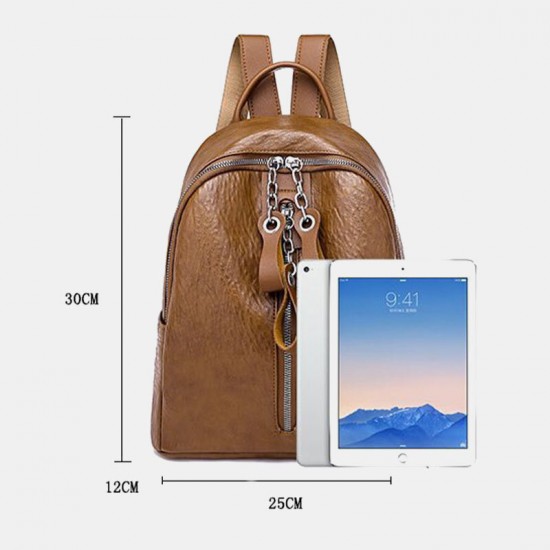 Women Fashion Waterproof Light Weight Anti-theft Backpack Shoulder Bag With Headphone Port Women Fashion Waterproof Light Weight Anti-theft Backpack Shoulder Bag With Headphone Port