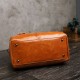 Women Vintage Handbag Oil Wax Leather Three-layer Crosssbody Bag Women Vintage Handbag Oil Wax Leather Three-layer Crosssbody Bag