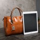Women Vintage Handbag Oil Wax Leather Three-layer Crosssbody Bag Women Vintage Handbag Oil Wax Leather Three-layer Crosssbody Bag