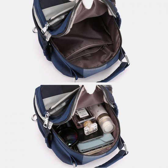 Fashion Canvas Multifunctional Light Weight Backpack Shoulder Bag Crossbody Bag For Women Fashion Canvas Multifunctional Light Weight Backpack Shoulder Bag Crossbody Bag For Women