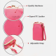 Women 9 Card Slots Phone Bag Solid Crossbody Bag Shoulder Bag Women 9 Card Slots Phone Bag Solid Crossbody Bag Shoulder Bag