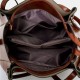 Women 4Pcs Vintage Handbag Crossbody Bag Solid Shoulder Bag Women 4Pcs Vintage Handbag Crossbody Bag Solid Shoulder Bag