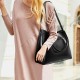 Women 4Pcs Vintage Handbag Crossbody Bag Solid Shoulder Bag Women 4Pcs Vintage Handbag Crossbody Bag Solid Shoulder Bag
