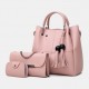 Women 3Pcs Tassel Multi-function Handbag Crossbody Bag Women 3Pcs Tassel Multi-function Handbag Crossbody Bag