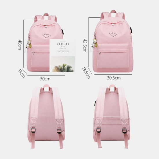 Women Fashion Large Capacity Backpack With USB Charging Port Women Fashion Large Capacity Backpack With USB Charging Port