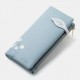 Women 13 Card Slots Bifold Flower Printed Long Wallet Clutches Bag Women 13 Card Slots Bifold Flower Printed Long Wallet Clutches Bag