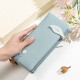 Women 13 Card Slots Bifold Flower Printed Long Wallet Clutches Bag Women 13 Card Slots Bifold Flower Printed Long Wallet Clutches Bag