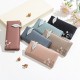 Women 13 Card Slots Bifold Flower Printed Long Wallet Clutches Bag Women 13 Card Slots Bifold Flower Printed Long Wallet Clutches Bag
