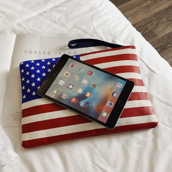 Fashion American Flag Independence Day Personality Clutches Bag Handbag Envelope Bag Fashion American Flag Independence Day Personality Clutches Bag Handbag Envelope Bag