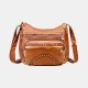 Women Rivet Multi-pocket Middle-aged Vintage Crossbody Bag Shoulder Bag Women Rivet Multi-pocket Middle-aged Vintage Crossbody Bag Shoulder Bag