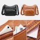Women Rivet Multi-pocket Middle-aged Vintage Crossbody Bag Shoulder Bag Women Rivet Multi-pocket Middle-aged Vintage Crossbody Bag Shoulder Bag