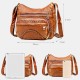 Women Rivet Multi-pocket Middle-aged Vintage Crossbody Bag Shoulder Bag Women Rivet Multi-pocket Middle-aged Vintage Crossbody Bag Shoulder Bag