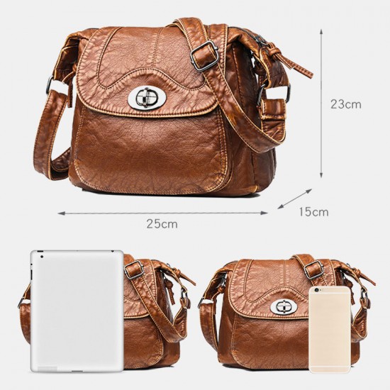 Women Vintage Casual Solid Small Crossbody Bag Shoulder Bag Women Vintage Casual Solid Small Crossbody Bag Shoulder Bag