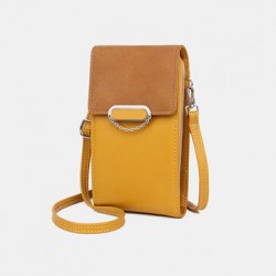 Women PU Leather Multi-carry Fashion Casual Phone Bag Cross Body Bag