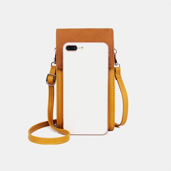 Women PU Leather Multi-carry Fashion Casual Phone Bag Cross Body Bag Women PU Leather Multi-carry Fashion Casual Phone Bag Cross Body Bag