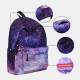 Women 3Pcs Galaxy Printed School Backpack Meal Bag Pencil Case Women 3Pcs Galaxy Printed School Backpack Meal Bag Pencil Case