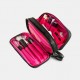 Women Waterproof Double Zipper Two Layers Large Capacity Storage Bag Clutch Cosmetic Bag Women Waterproof Double Zipper Two Layers Large Capacity Storage Bag Clutch Cosmetic Bag