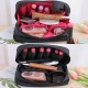 Women Waterproof Double Zipper Two Layers Large Capacity Storage Bag Clutch Cosmetic Bag Women Waterproof Double Zipper Two Layers Large Capacity Storage Bag Clutch Cosmetic Bag