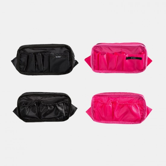 Women Waterproof Double Zipper Two Layers Large Capacity Storage Bag Clutch Cosmetic Bag Women Waterproof Double Zipper Two Layers Large Capacity Storage Bag Clutch Cosmetic Bag