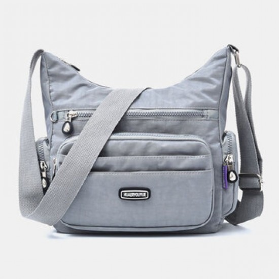 Women Waterproof Multi-pocket Solid Casual Crossbody Bag Shoulder Bag Women Waterproof Multi-pocket Solid Casual Crossbody Bag Shoulder Bag