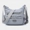 Women Waterproof Multi-pocket Solid Casual Crossbody Bag Shoulder Bag