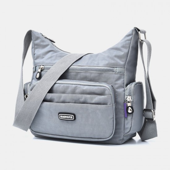 Women Waterproof Multi-pocket Solid Casual Crossbody Bag Shoulder Bag Women Waterproof Multi-pocket Solid Casual Crossbody Bag Shoulder Bag