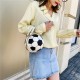 Women Unique Design Basketball Football Look Mini Round Bag Hangbag Fashion Adjustable Shoulder Bag Cross Body Bag Women Unique Design Basketball Football Look Mini Round Bag Hangbag Fashion Adjustable Shoulder Bag Cross Body Bag