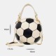 Women Unique Design Basketball Football Look Mini Round Bag Hangbag Fashion Adjustable Shoulder Bag Cross Body Bag Women Unique Design Basketball Football Look Mini Round Bag Hangbag Fashion Adjustable Shoulder Bag Cross Body Bag